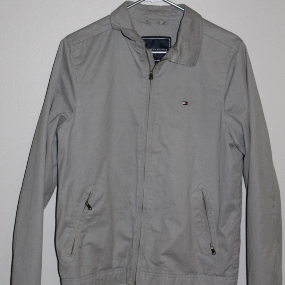 Gray Tommy Hilfiger Jacket Mens XS